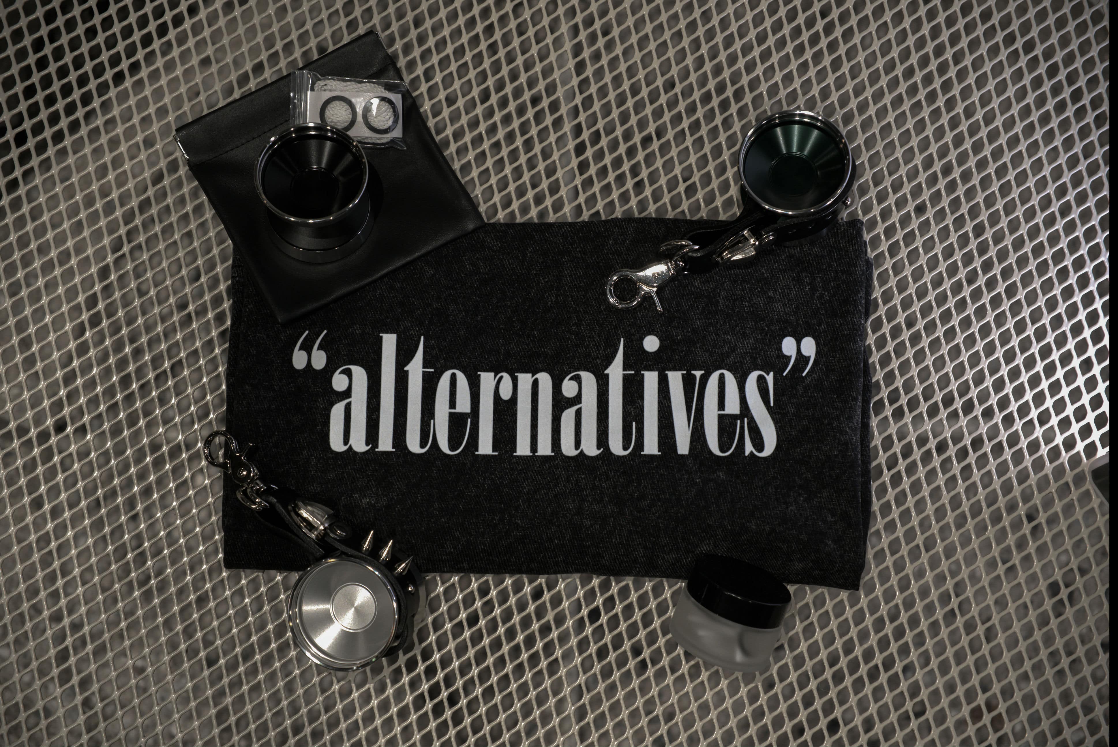 "Alternatives" — Black Acid Tee