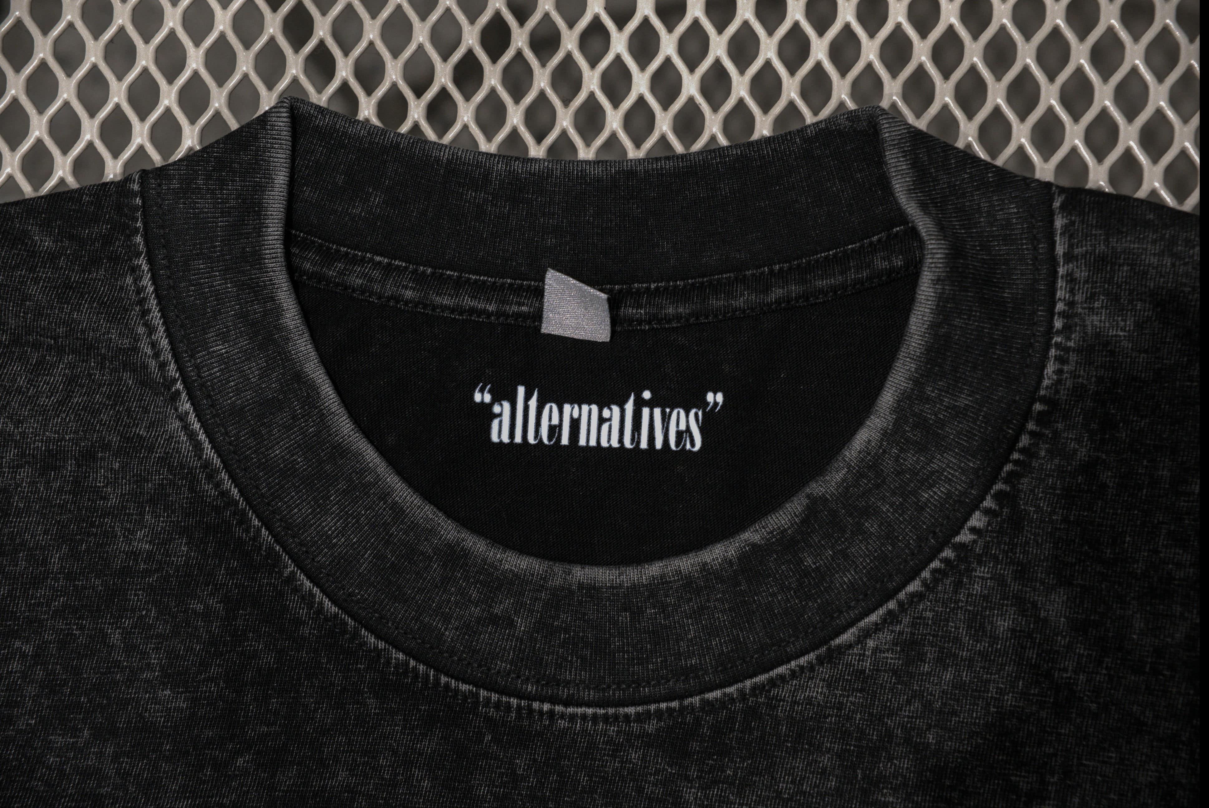 "Alternatives" — Black Acid Tee